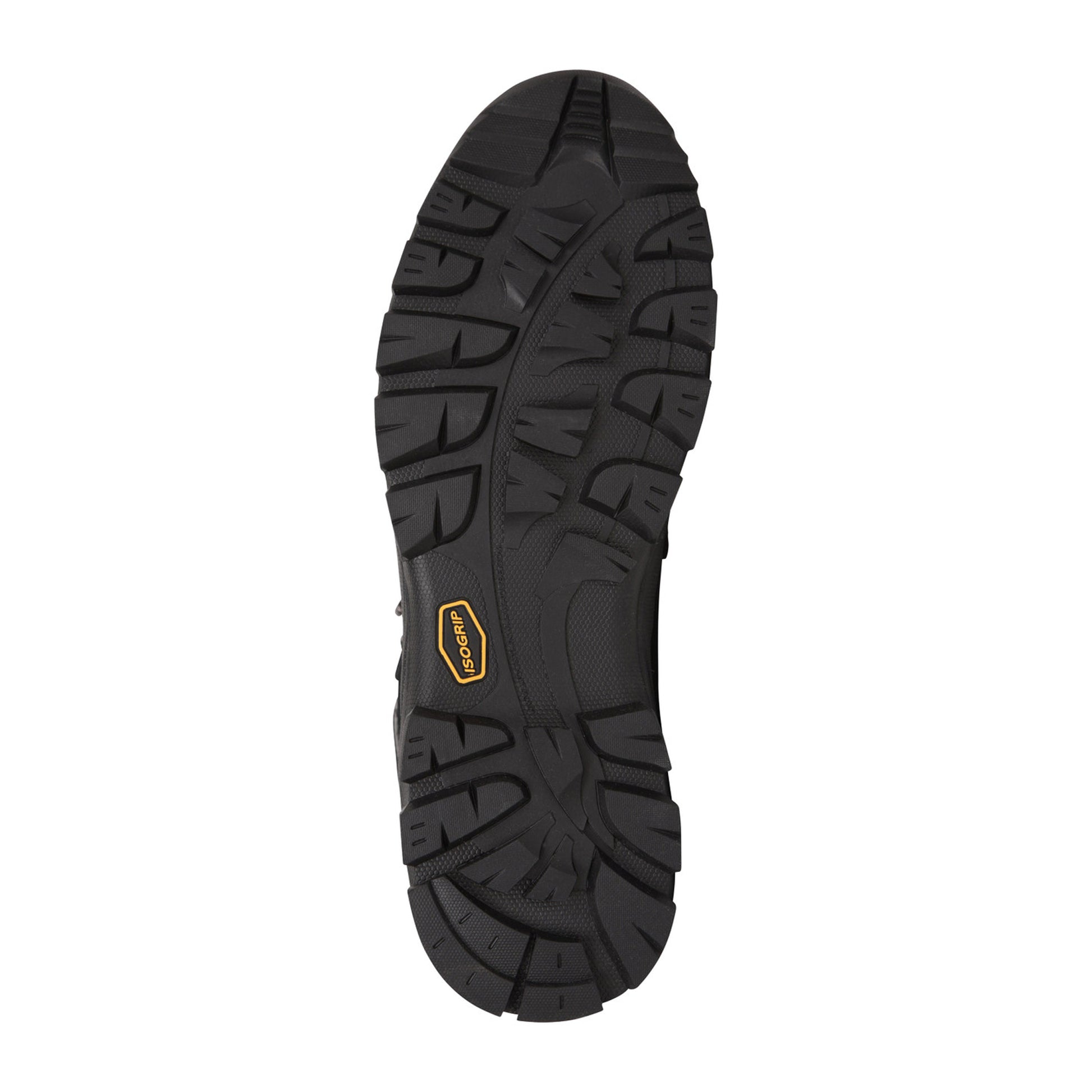 Black - Close up - Mountain Warehouse Mens Latitude II Extreme Leather Waterproof Walking Boots