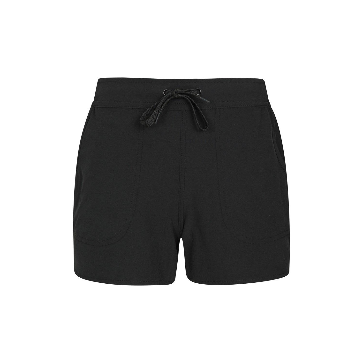 Black - Front - Mountain Warehouse Womens-Ladies Stretch Swim Shorts