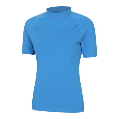 Bright Blue - Side - Mountain Warehouse Womens-Ladies UV Protection Rash Guard