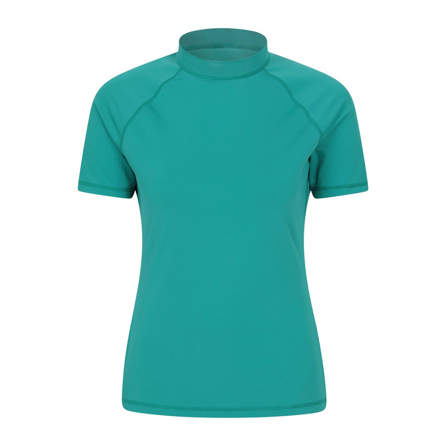 Dark Teal - Front - Mountain Warehouse Womens-Ladies UV Protection Rash Guard