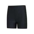 Black - Side - Mountain Warehouse Womens-Ladies Active Swim Shorts