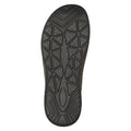 Brown - Side - Mountain Warehouse Mens Comfort Leather Slip-on Sandals