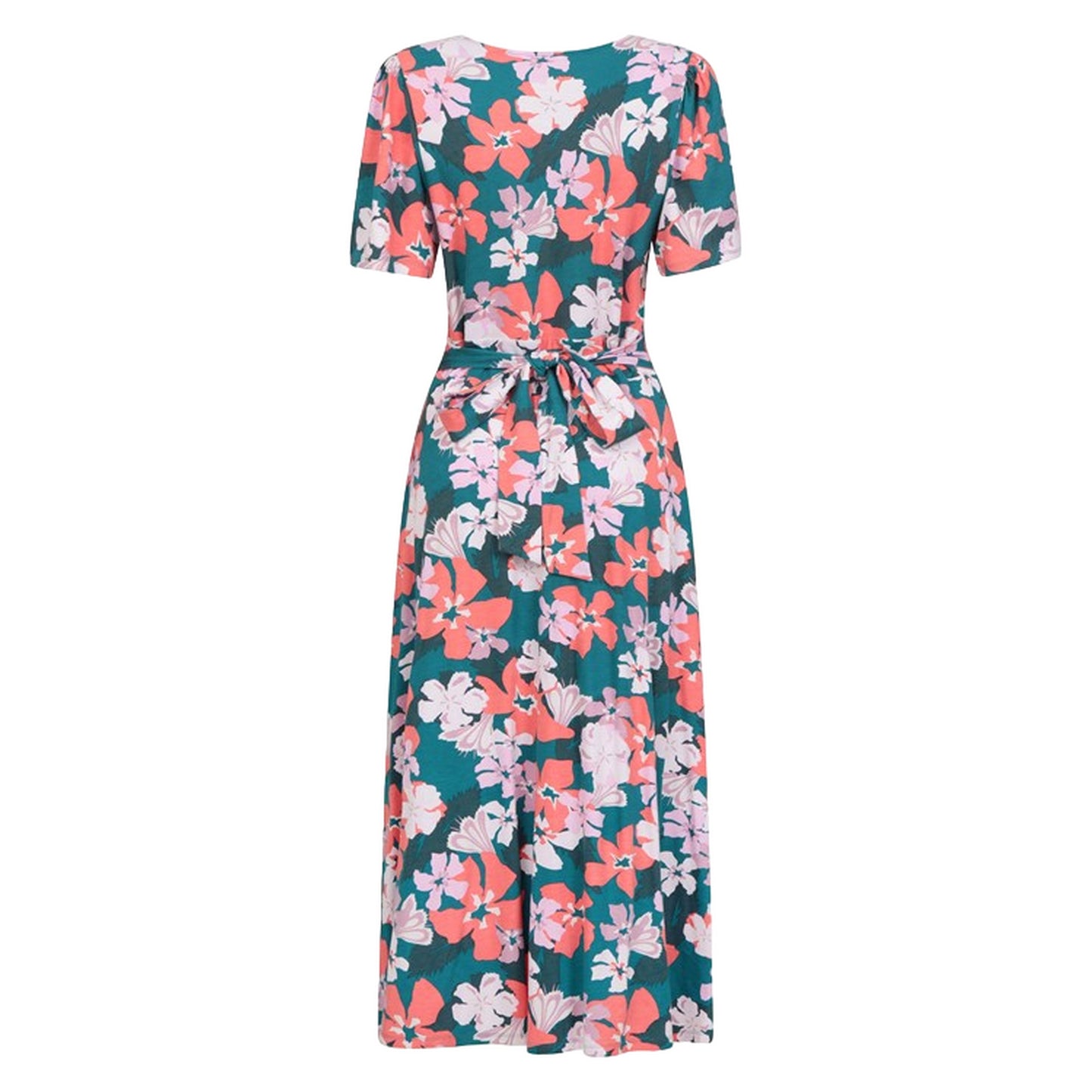 Multicoloured - Back - Mountain Warehouse Womens-Ladies Como Leaf Print Dress