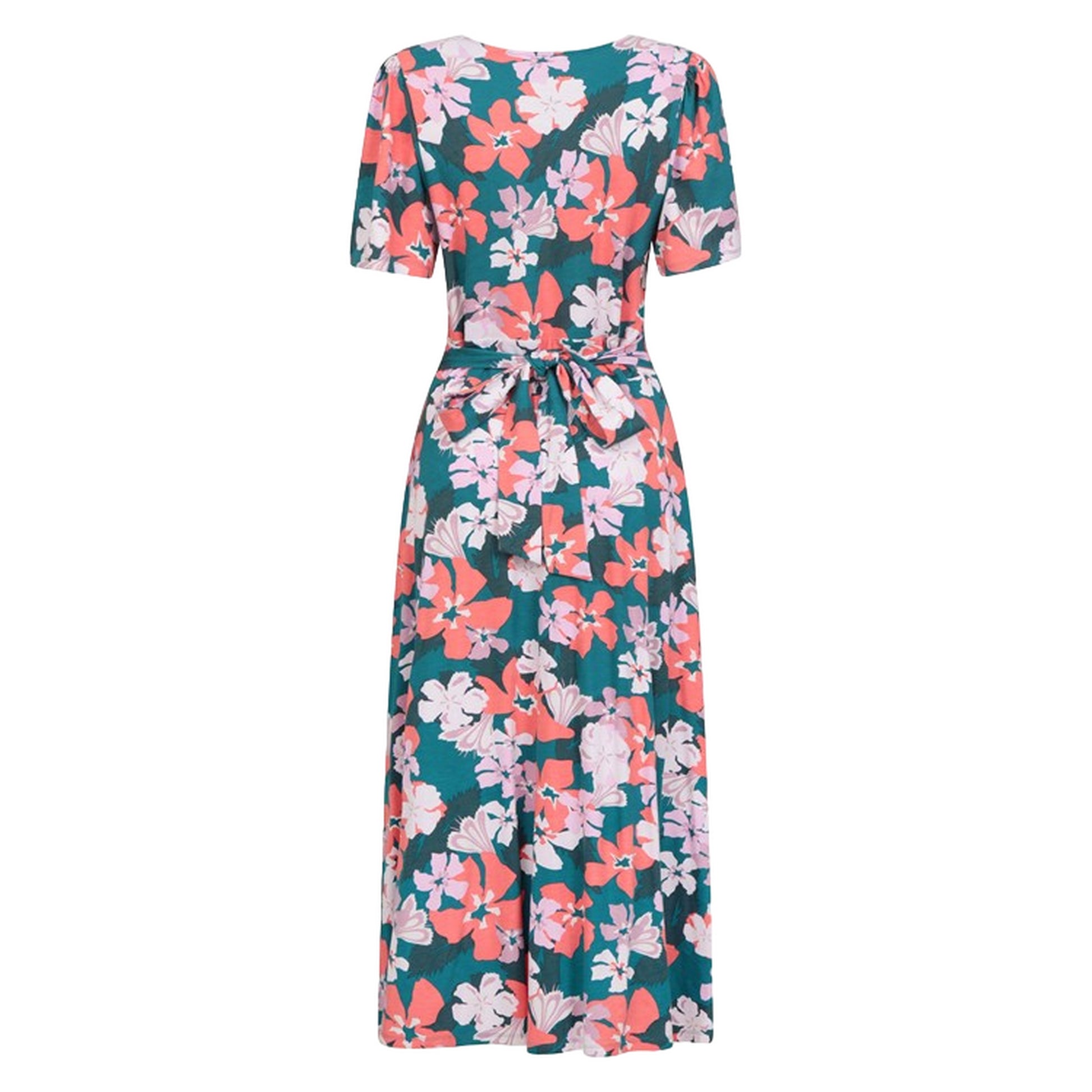 Multicoloured - Back - Mountain Warehouse Womens-Ladies Como Leaf Print Dress