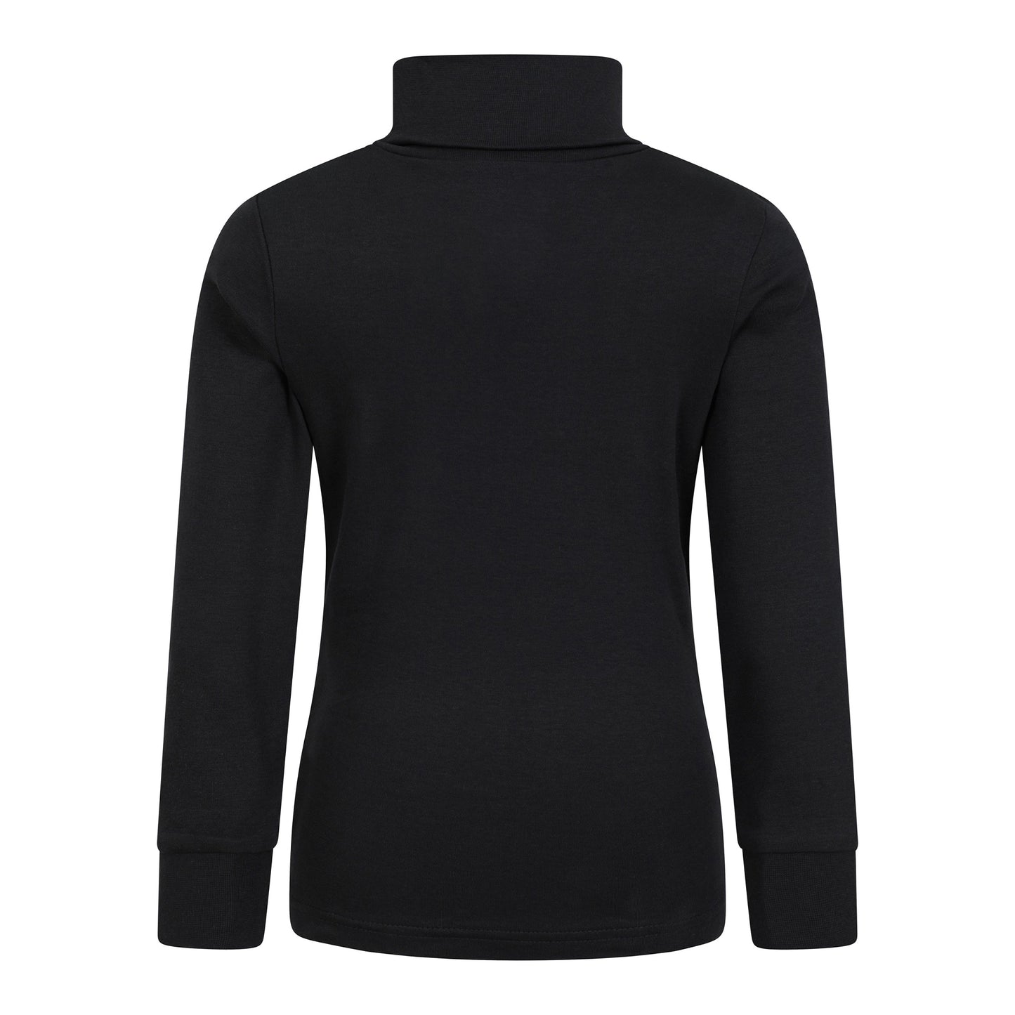 Black - Back - Mountain Warehouse Childrens-Kids Meribel Cotton Roll Neck Top