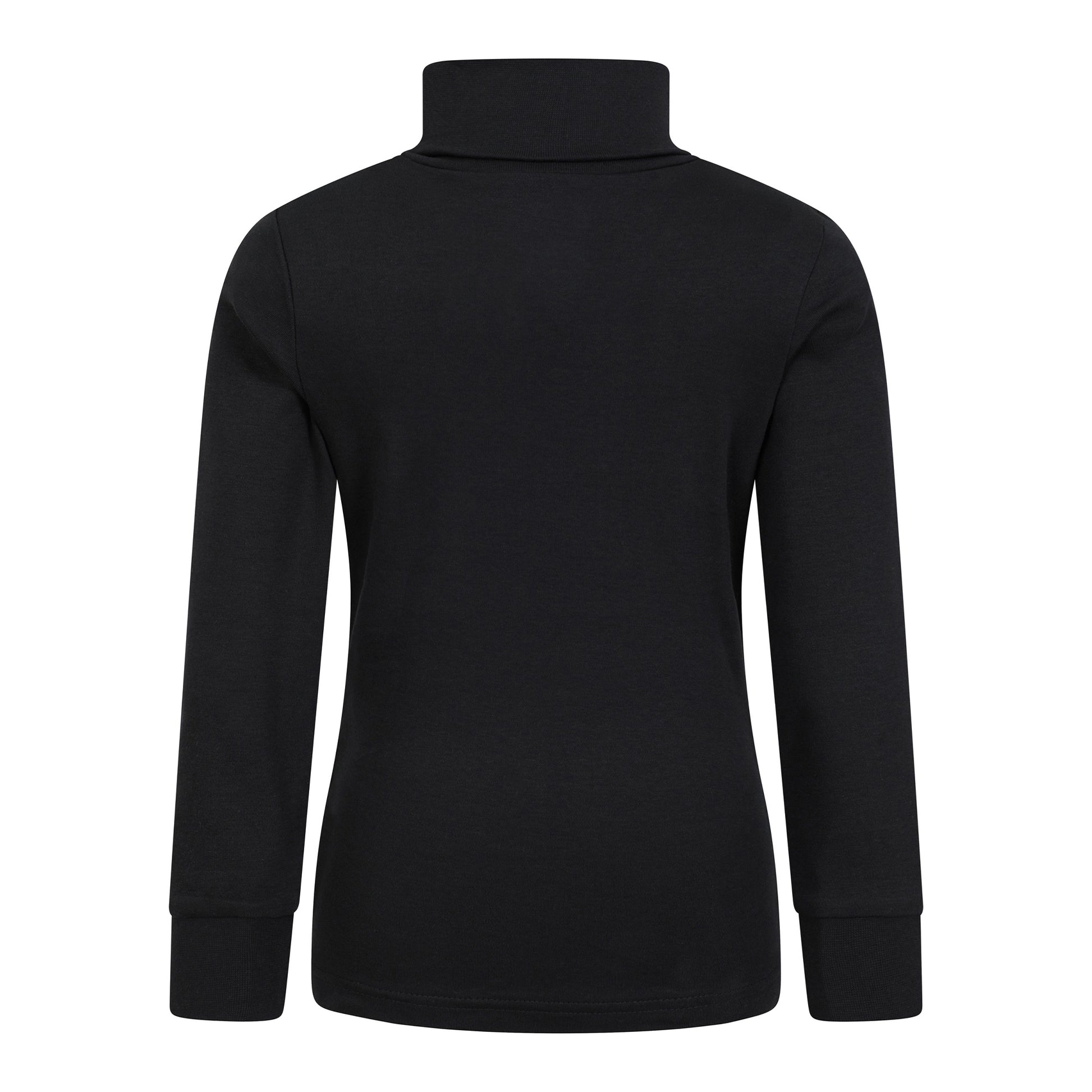 Black - Back - Mountain Warehouse Childrens-Kids Meribel Cotton Roll Neck Top