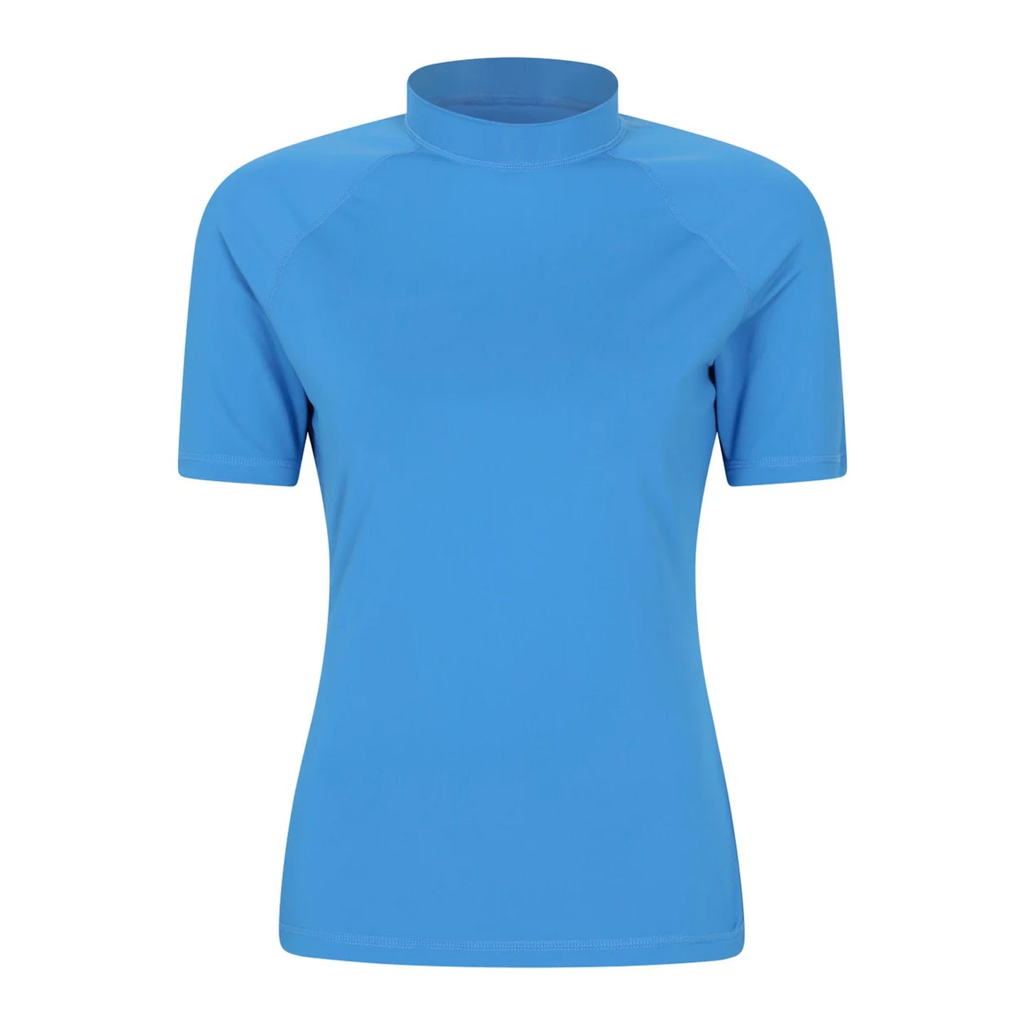 Bright Blue - Front - Mountain Warehouse Womens-Ladies UV Protection Rash Guard
