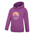Purple - Lifestyle - Mountain Warehouse Childrens-Kids Mountain Snowy Hoodie