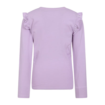 Purple - Back - Mountain Warehouse Girls Polar Bear Long-Sleeved Top