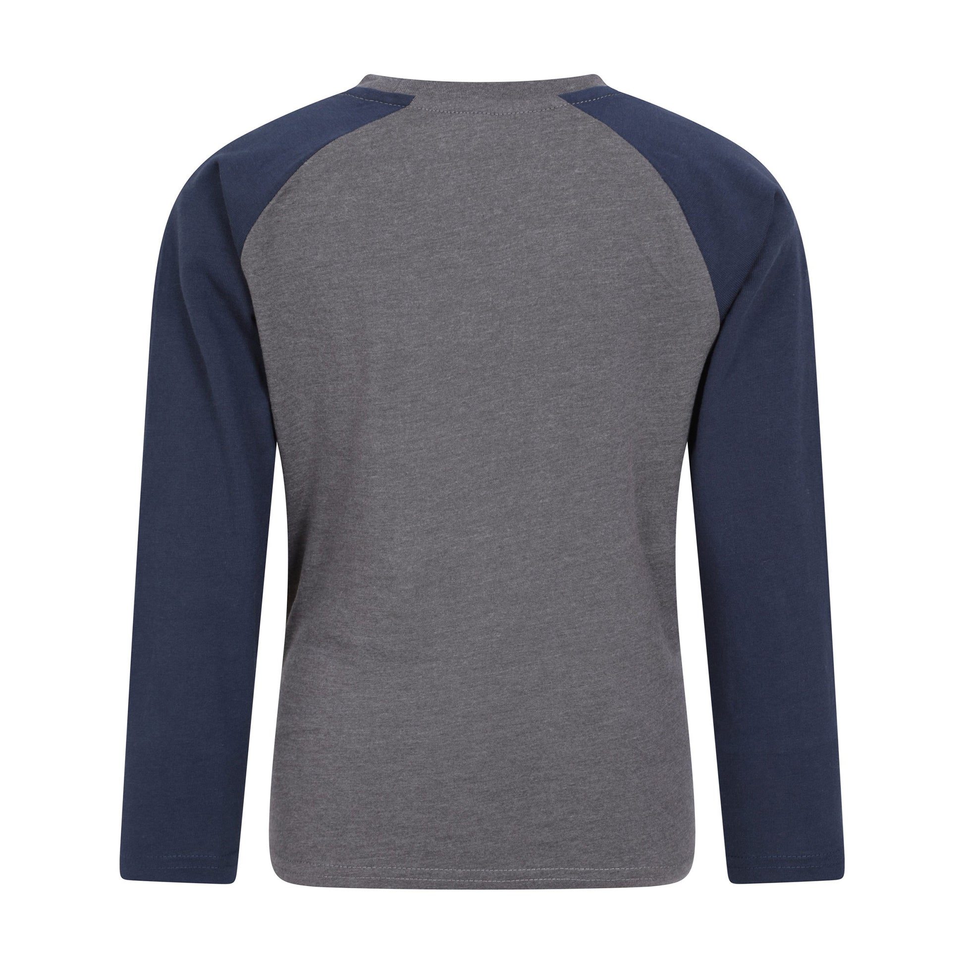 Grey - Back - Mountain Warehouse Childrens-Kids Mountain Landscape Long-Sleeved Top