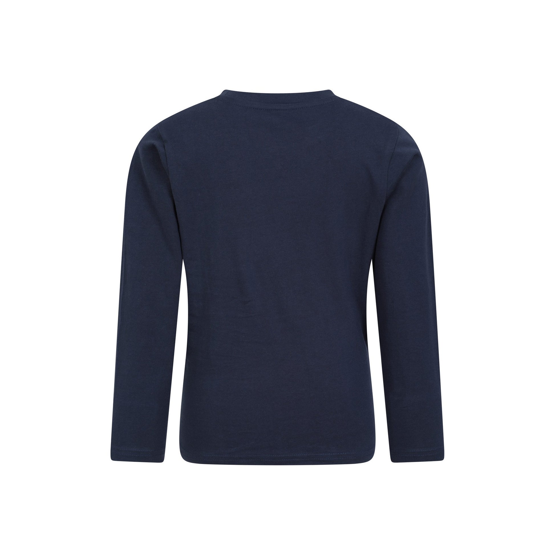 Navy - Back - Mountain Warehouse Childrens-Kids Mountain Snowy Long-Sleeved Top