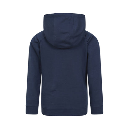 Navy - Back - Mountain Warehouse Childrens-Kids Unicorn Glitter Rainbow Hoodie