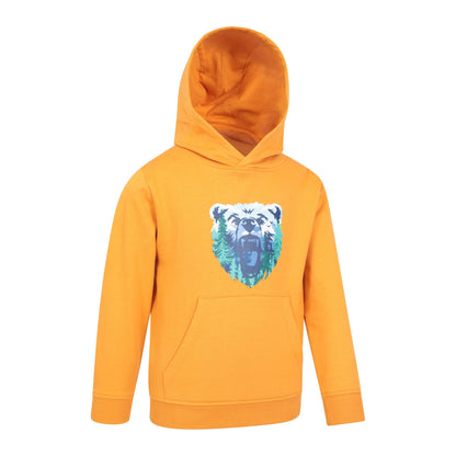 Yellow - Lifestyle - Mountain Warehouse Childrens-Kids Landscape Bear Hoodie