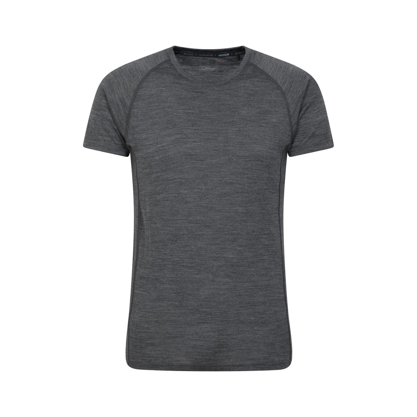 Grey - Front - Mountain Warehouse Mens Summit II Base Layer Top