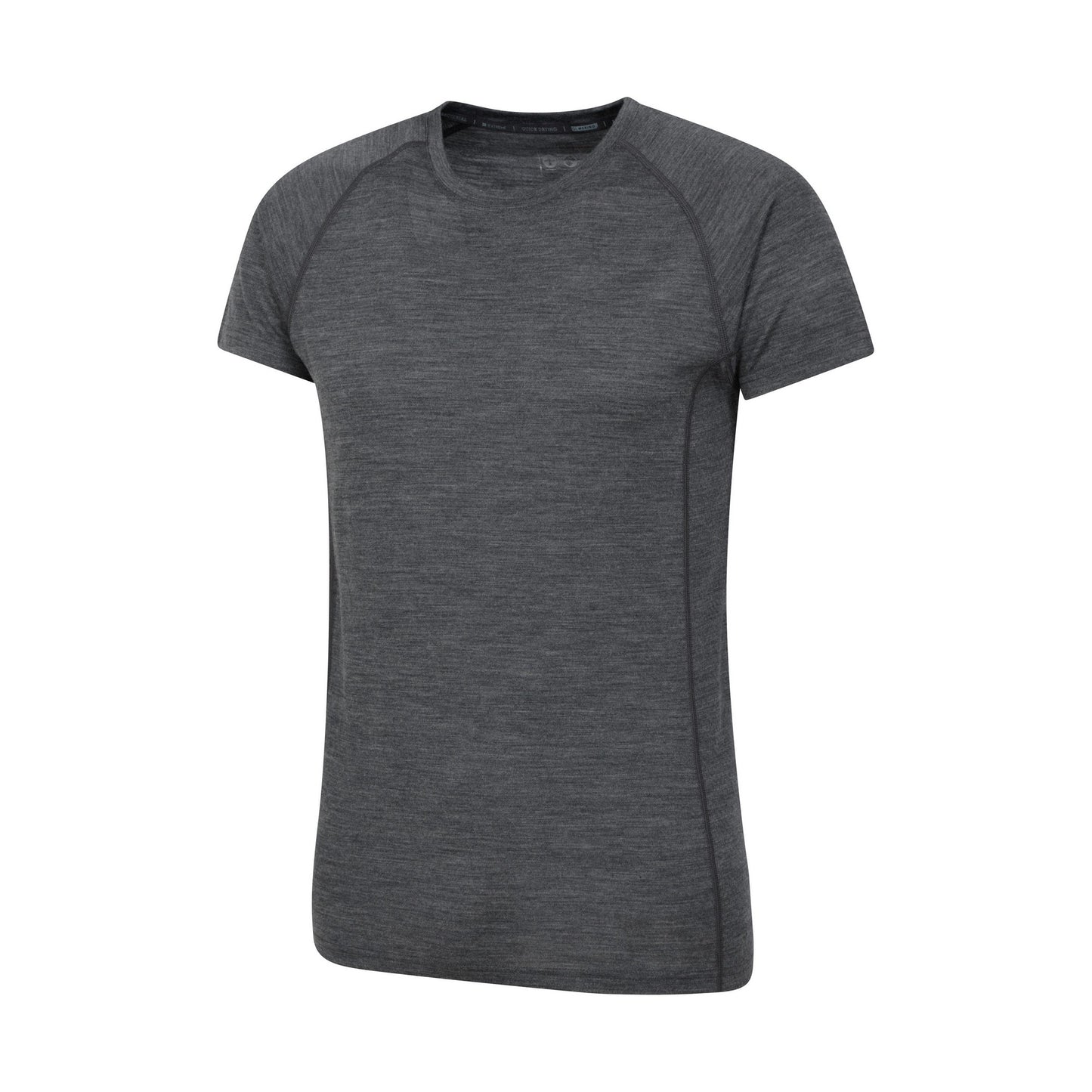 Grey - Side - Mountain Warehouse Mens Summit II Base Layer Top