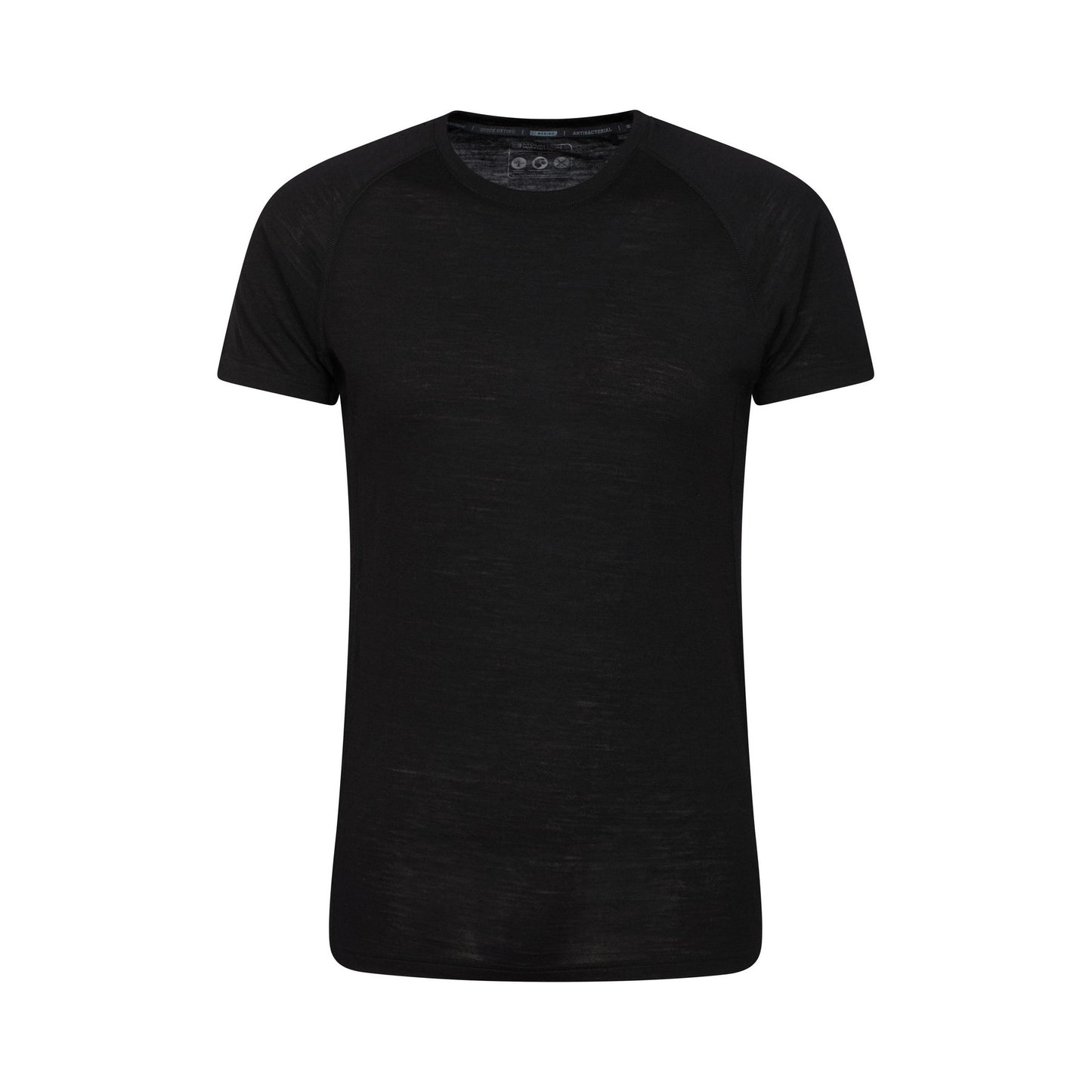 Black - Front - Mountain Warehouse Mens Summit II Base Layer Top