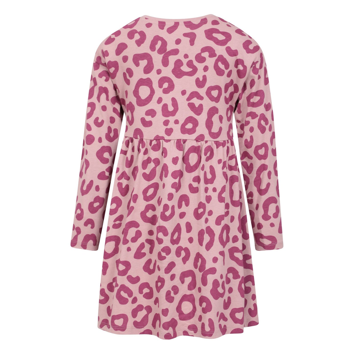 Pink - Back - Mountain Warehouse Girls Mountain Essentials Lora Printed Long-Sleeved Dress