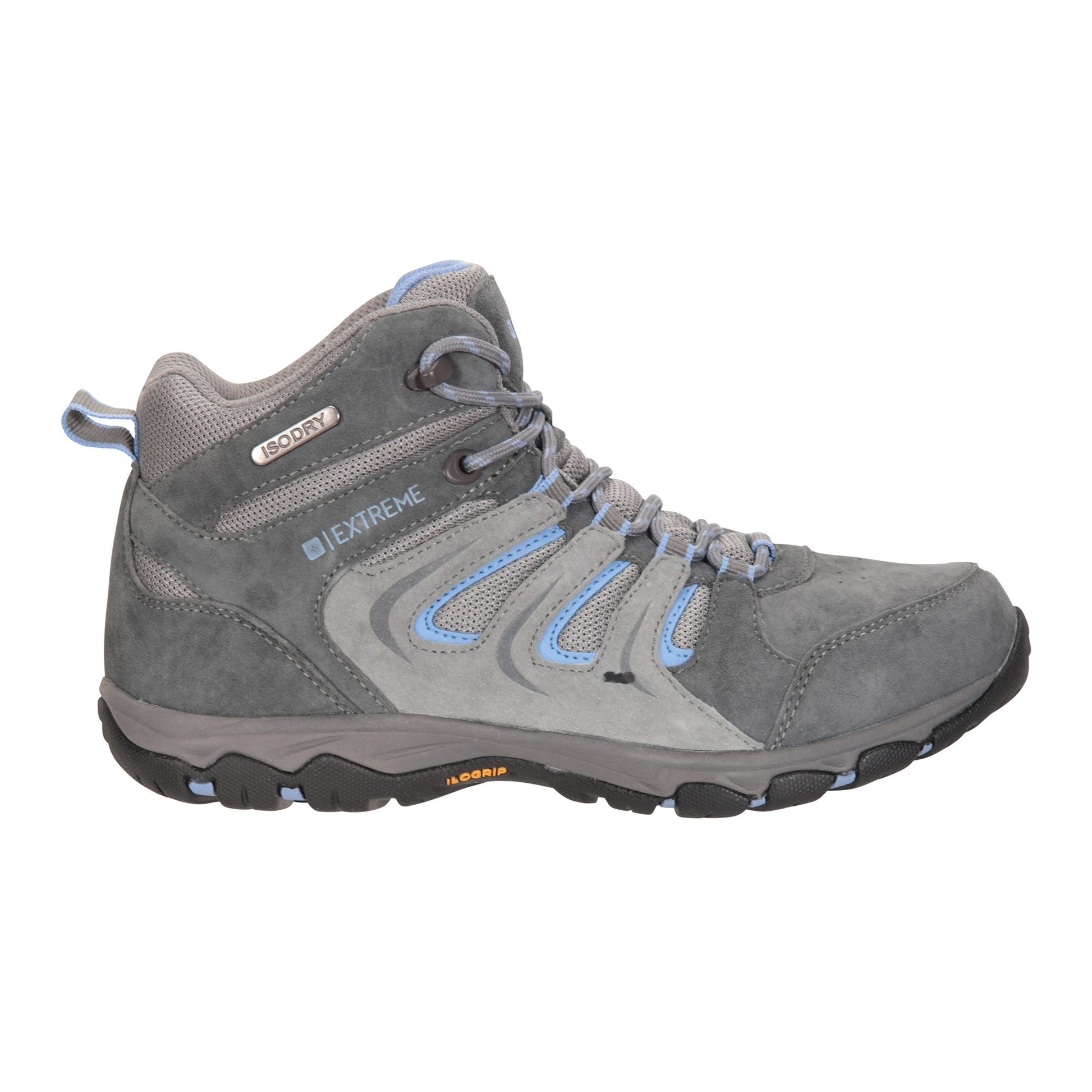 Grey - Side - Mountain Warehouse Womens-Ladies Aspect Extreme Waterproof IsoGrip Walking Boots