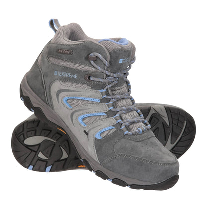 Grey - Front - Mountain Warehouse Womens-Ladies Aspect Extreme Waterproof IsoGrip Walking Boots