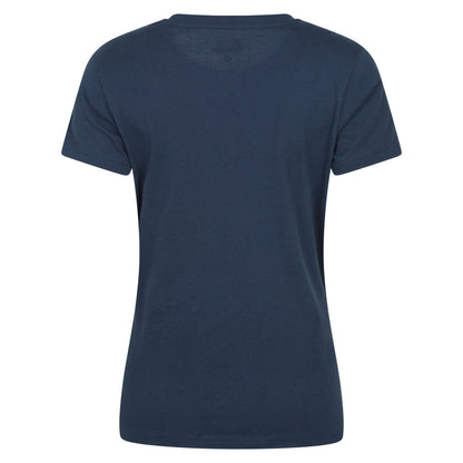 Navy - Back - Mountain Warehouse Womens-Ladies Great British Weather T-Shirt