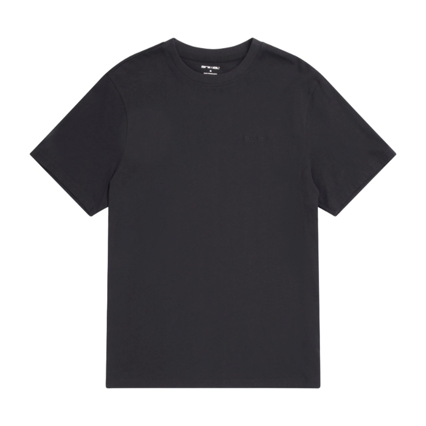 Jet Black - Front - Animal Mens Icon Organic T-Shirt