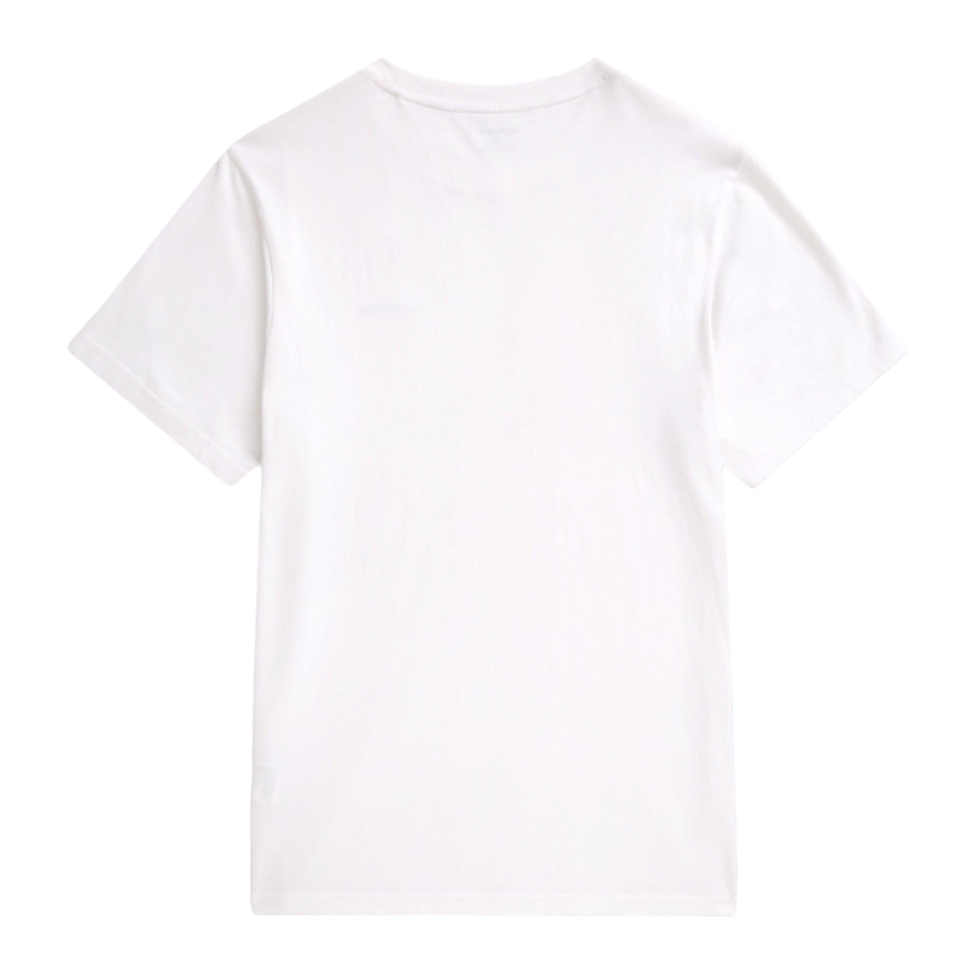 White - Back - Animal Mens Icon Organic T-Shirt