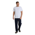 White - Pack Shot - Animal Mens Icon Organic T-Shirt