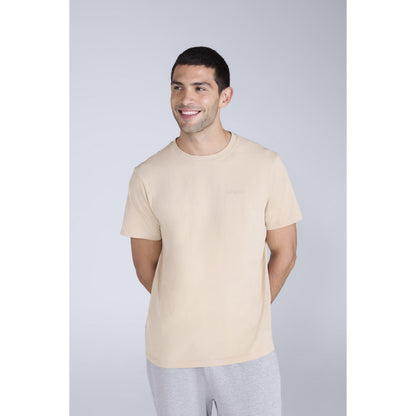Off White - Front - Animal Mens Icon Organic T-Shirt