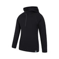 Black - Lifestyle - Mountain Warehouse Childrens-Kids Merino Wool Hoodie