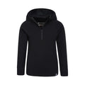 Black - Pack Shot - Mountain Warehouse Childrens-Kids Merino Wool Hoodie