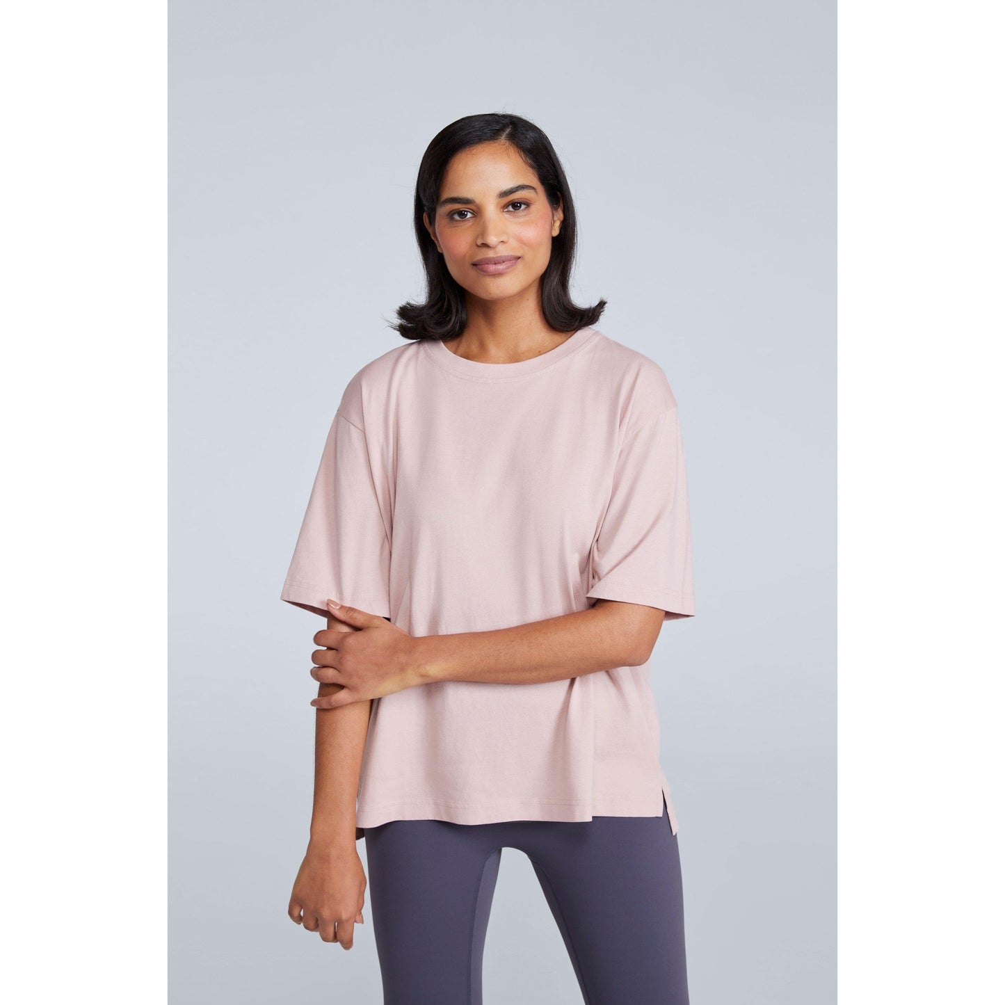 Light Pink - Front - Animal Womens-Ladies Idol Relaxed Fit T-Shirt