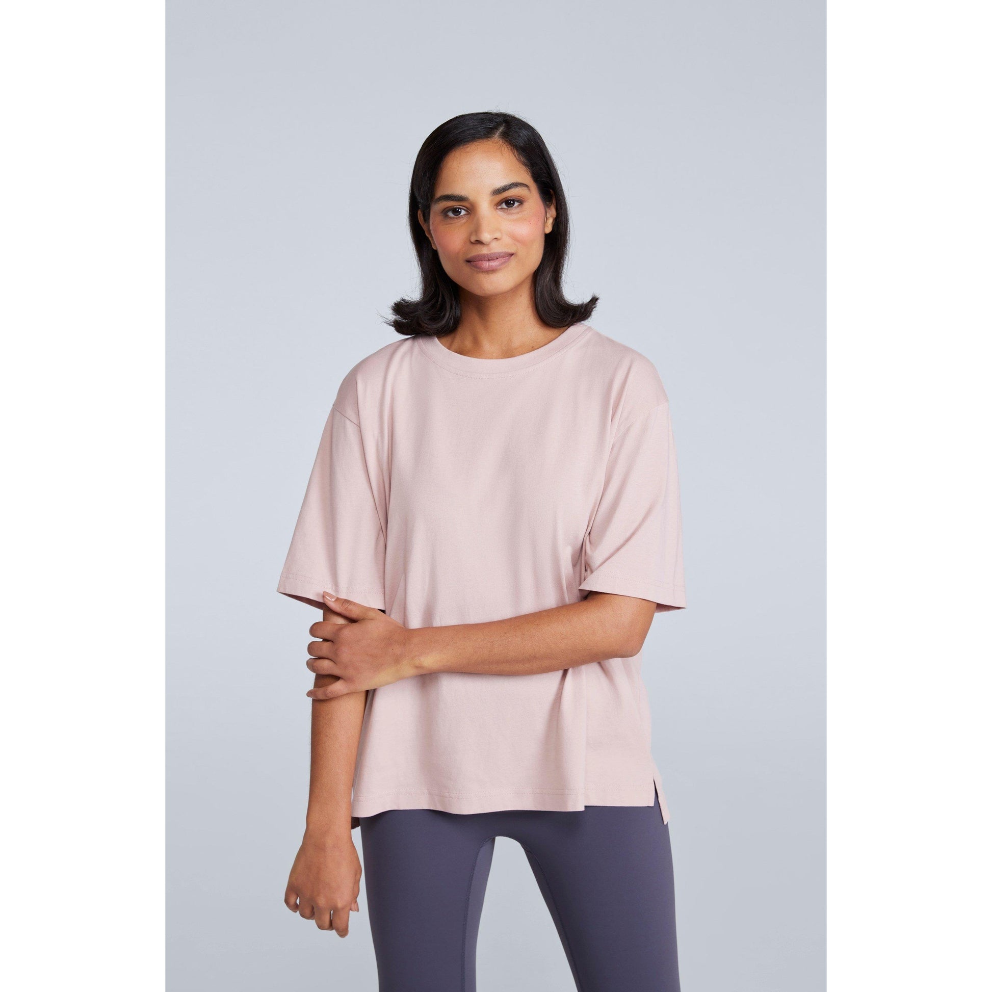 Light Pink - Front - Animal Womens-Ladies Idol Relaxed Fit T-Shirt