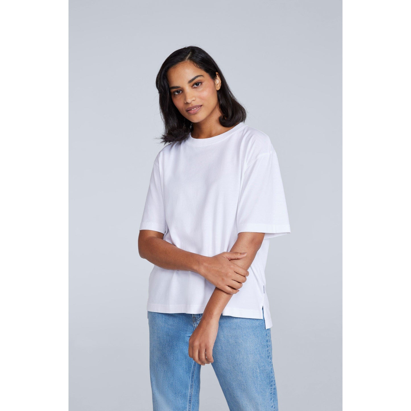 White - Front - Animal Womens-Ladies Idol Relaxed Fit T-Shirt