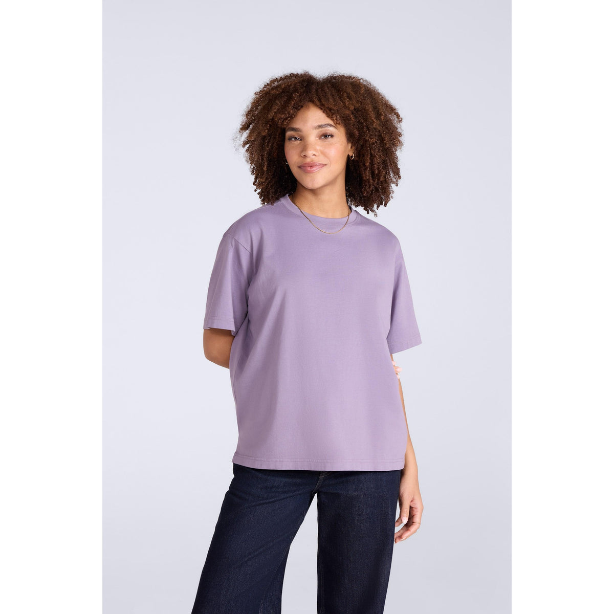 Purple - Front - Animal Womens-Ladies Idol Relaxed Fit T-Shirt