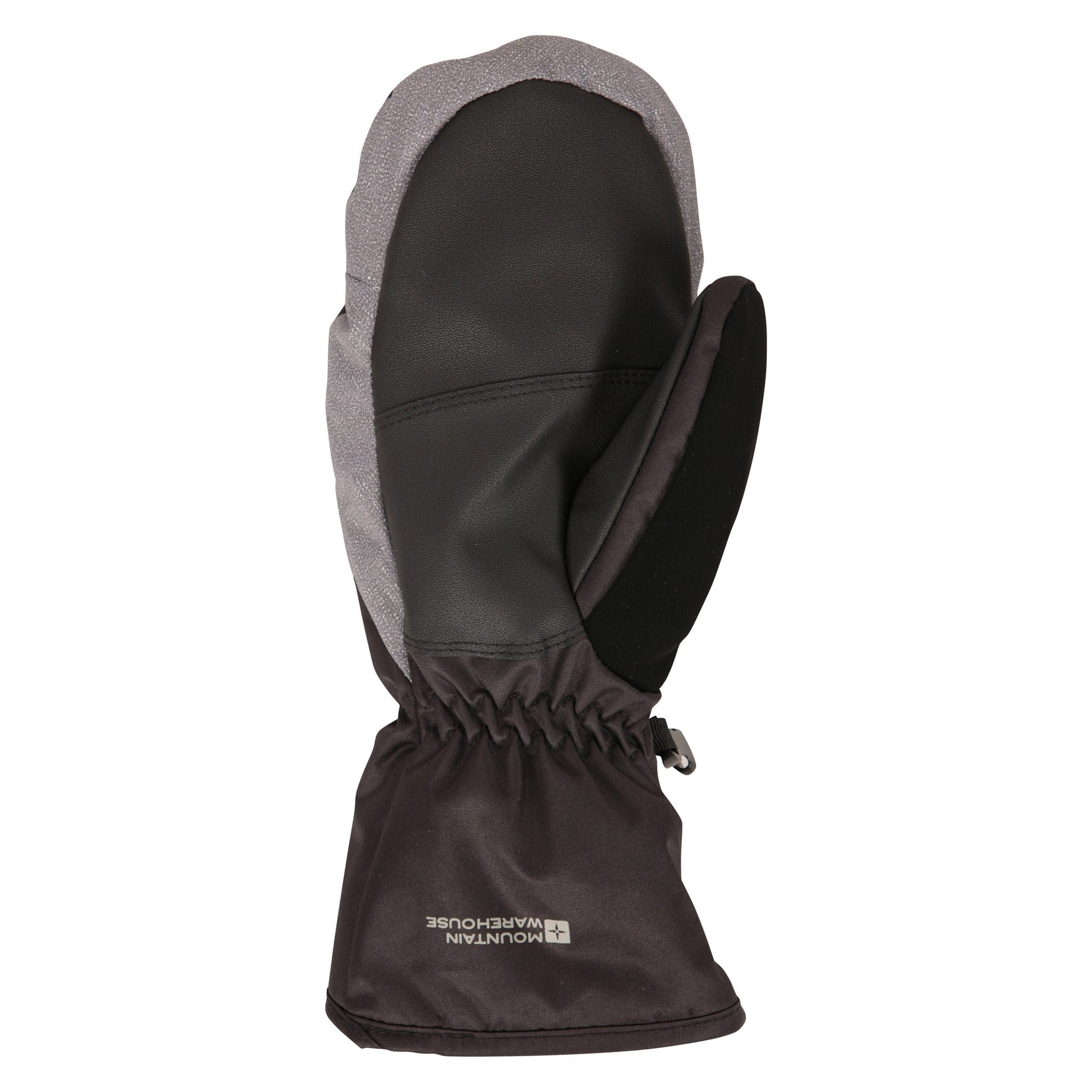 Grey - Back - Mountain Warehouse Mens Pinnacle Extreme Waterproof Ski Mittens