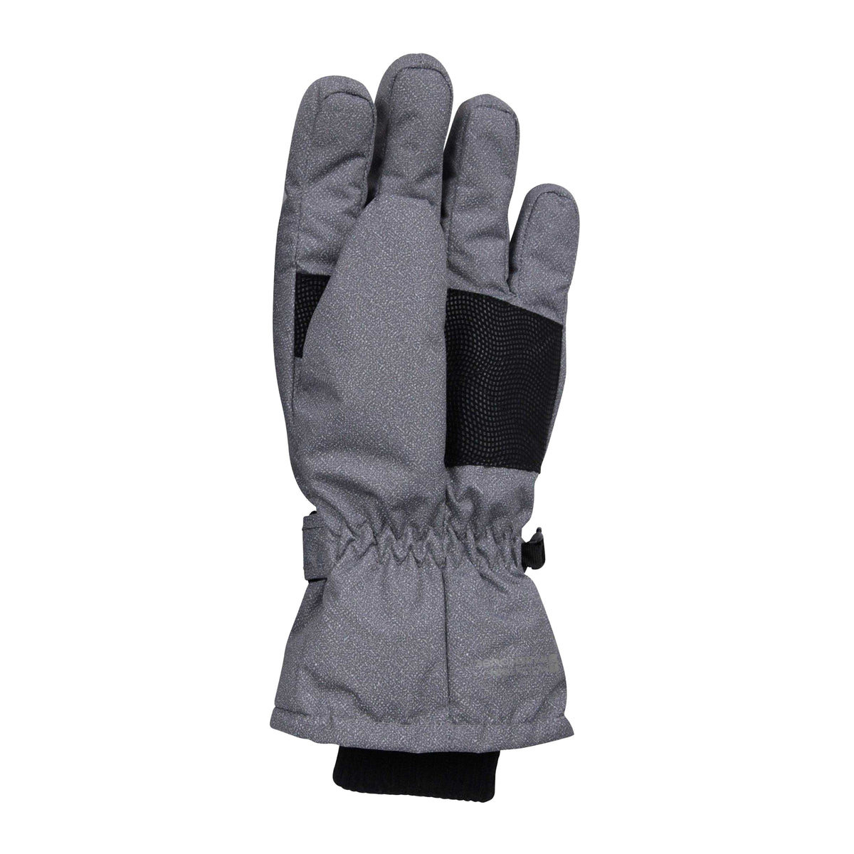 Charcoal - Back - Mountain Warehouse Mens Isotherm Waterproof Ski Gloves