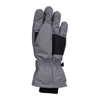 Charcoal - Back - Mountain Warehouse Mens Isotherm Waterproof Ski Gloves