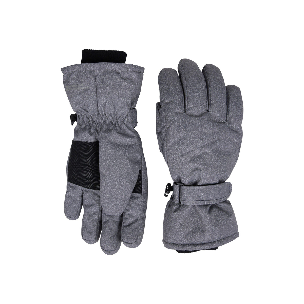 Charcoal - Side - Mountain Warehouse Mens Isotherm Waterproof Ski Gloves