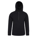 Black - Front - Mountain Warehouse Childrens-Kids Merino Wool Hoodie