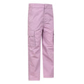 Lilac - Side - Mountain Warehouse Childrens-Kids Active Hiking Trousers