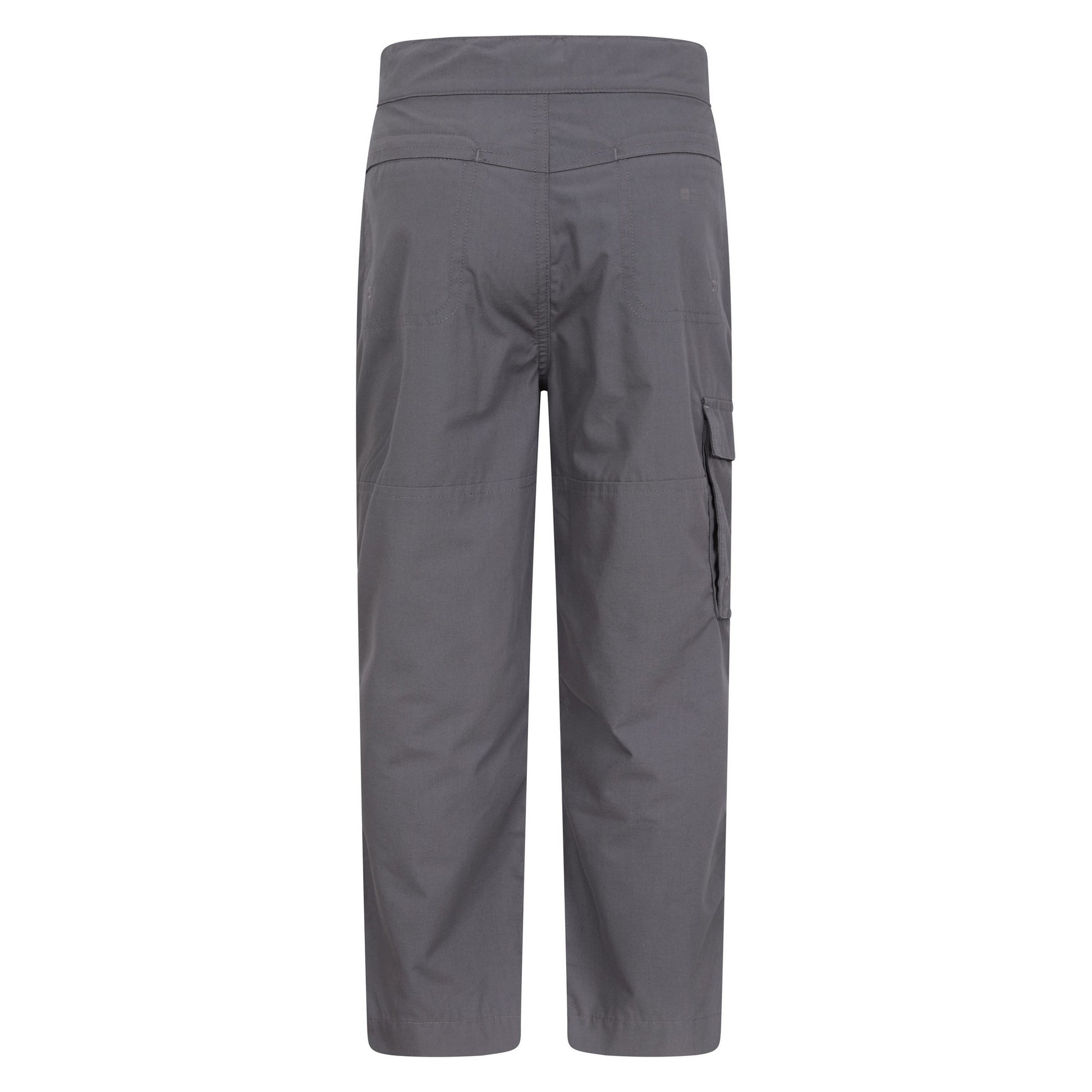 Dark Grey - Back - Mountain Warehouse Childrens-Kids Active Hiking Trousers