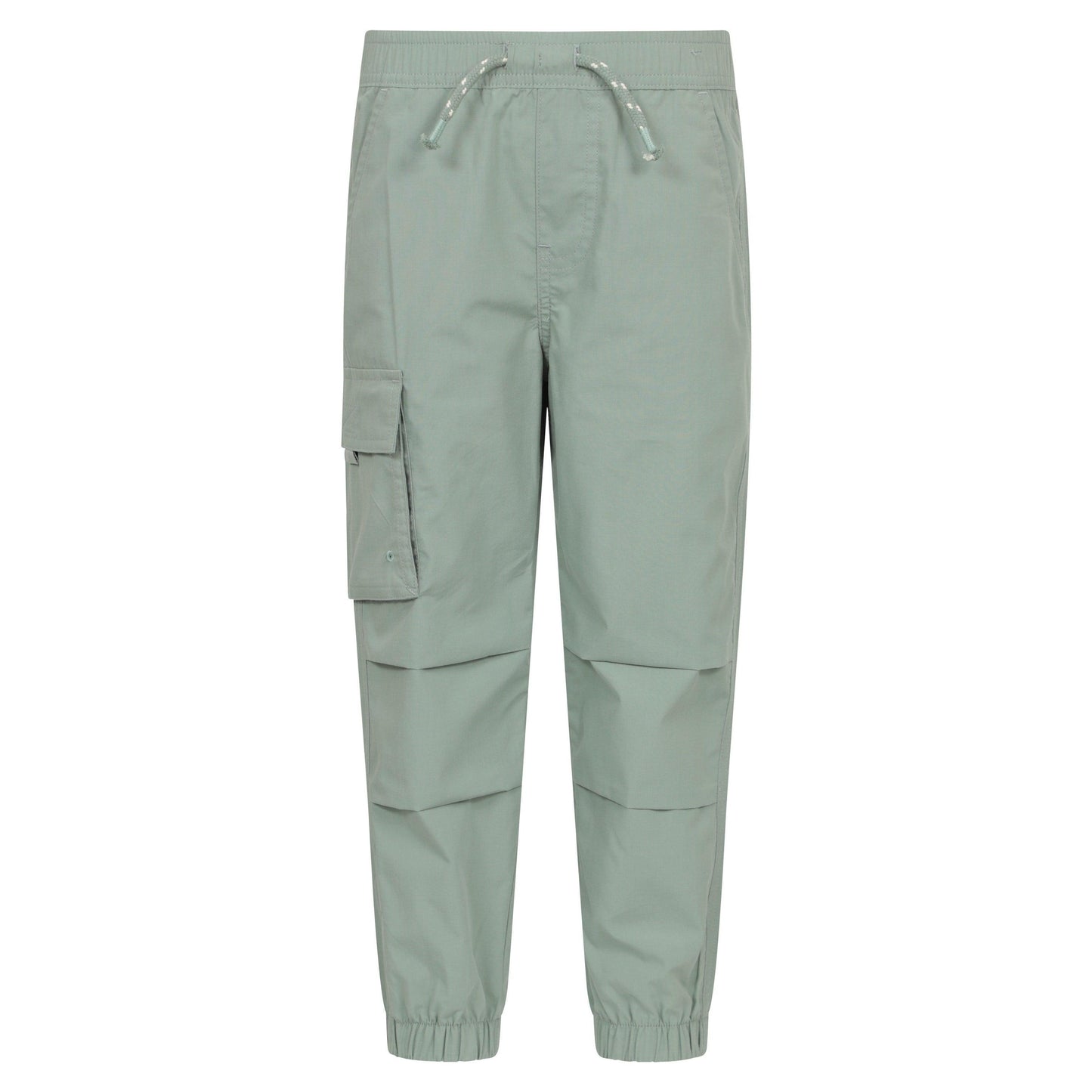 Pale Green - Front - Mountain Warehouse Childrens-Kids Active Hiking Trousers