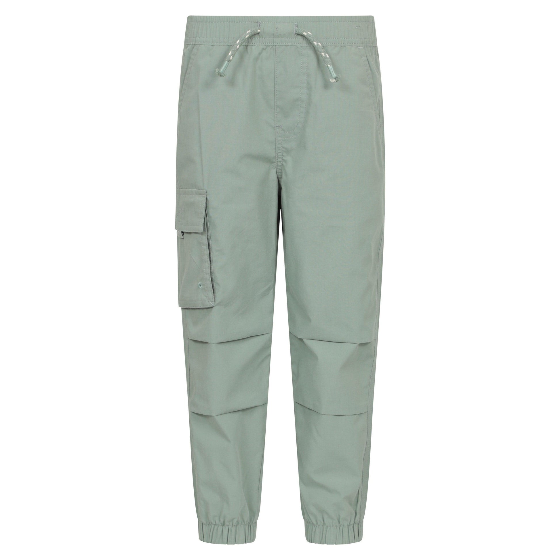 Pale Green - Front - Mountain Warehouse Childrens-Kids Active Hiking Trousers