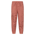 Rust - Front - Mountain Warehouse Childrens-Kids Active Hiking Trousers