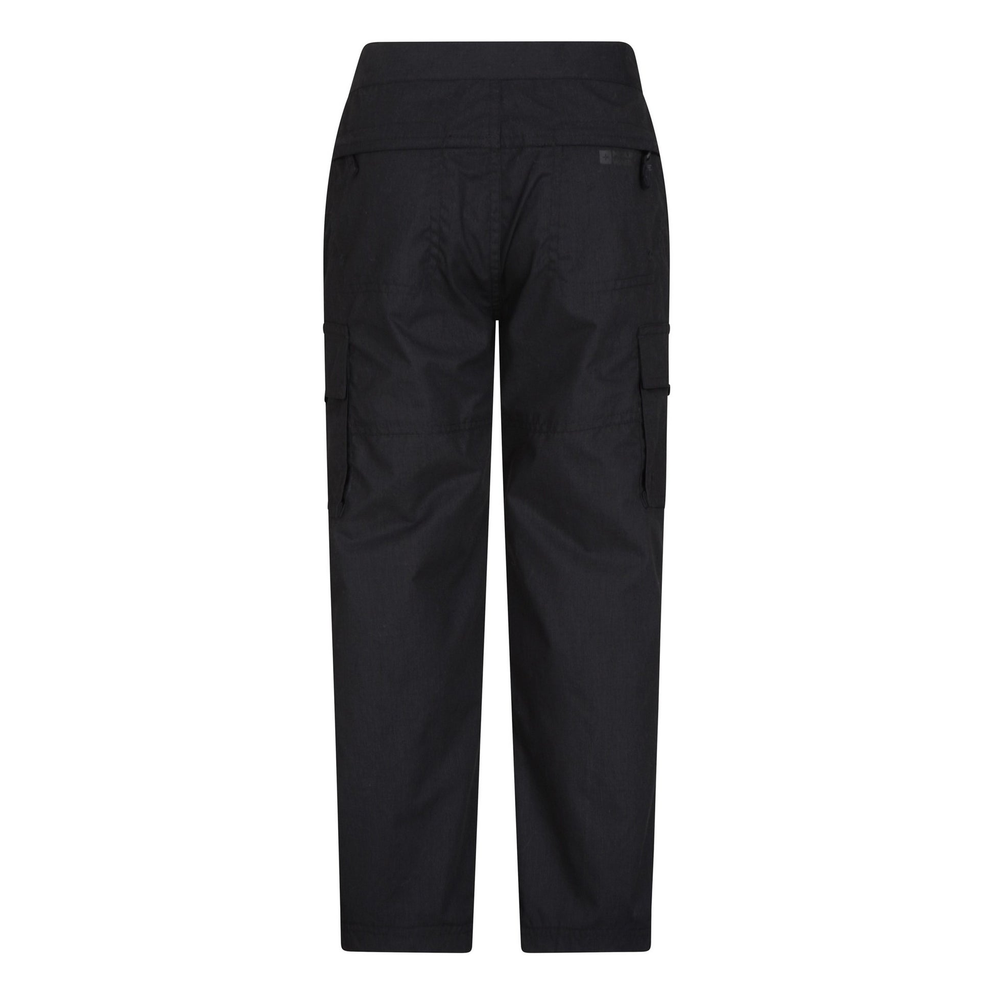 Black - Back - Mountain Warehouse Childrens-Kids Active Hiking Trousers