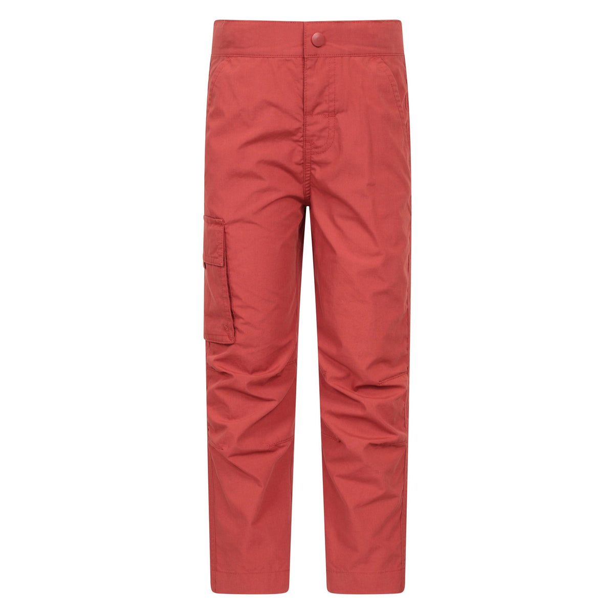 Burnt Orange - Front - Mountain Warehouse Childrens-Kids Active Hiking Trousers