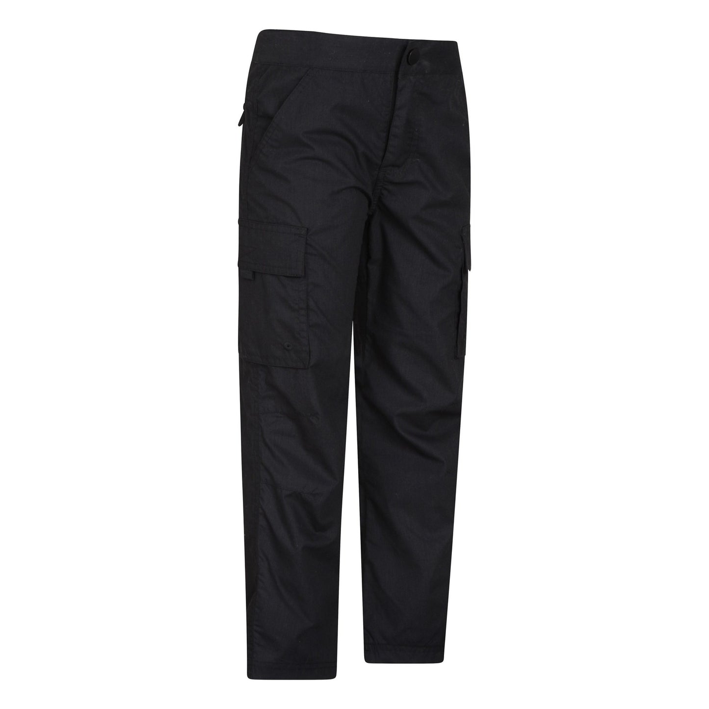 Black - Side - Mountain Warehouse Childrens-Kids Active Hiking Trousers