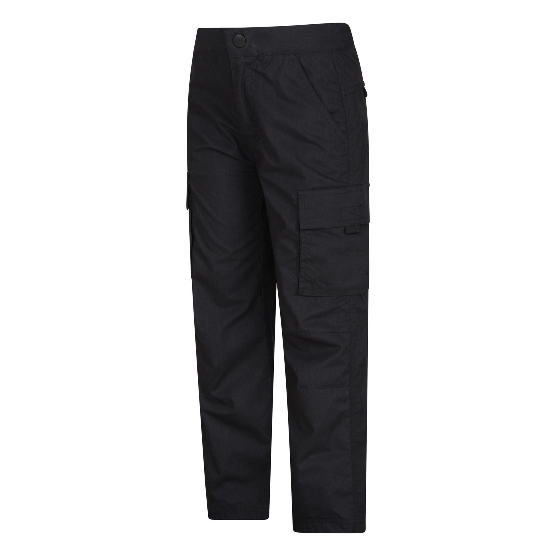 Black - Lifestyle - Mountain Warehouse Childrens-Kids Active Hiking Trousers