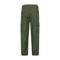 Green - Back - Mountain Warehouse Childrens-Kids Active Hiking Trousers