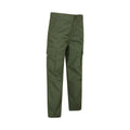 Green - Side - Mountain Warehouse Childrens-Kids Active Hiking Trousers